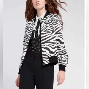 Alice + Olivia Lonnie Reversible Bomber Jacket